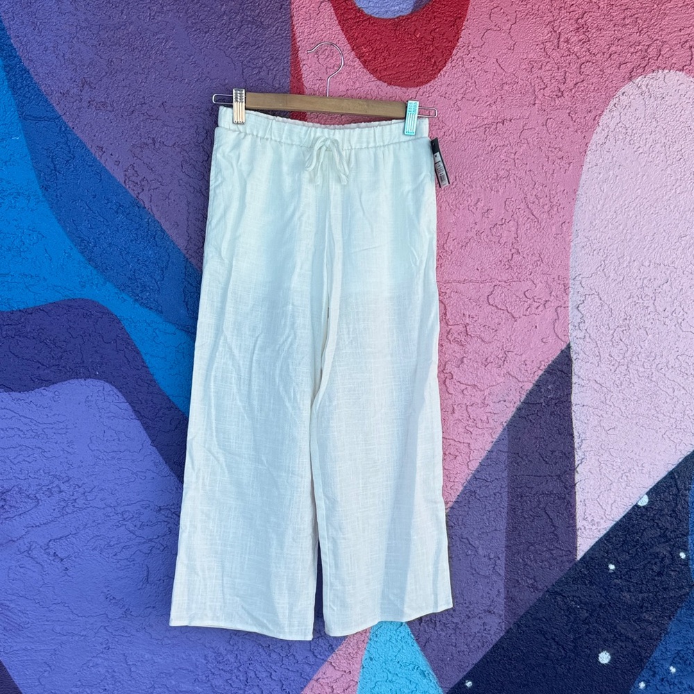 Art Class Cream girls linen Pants